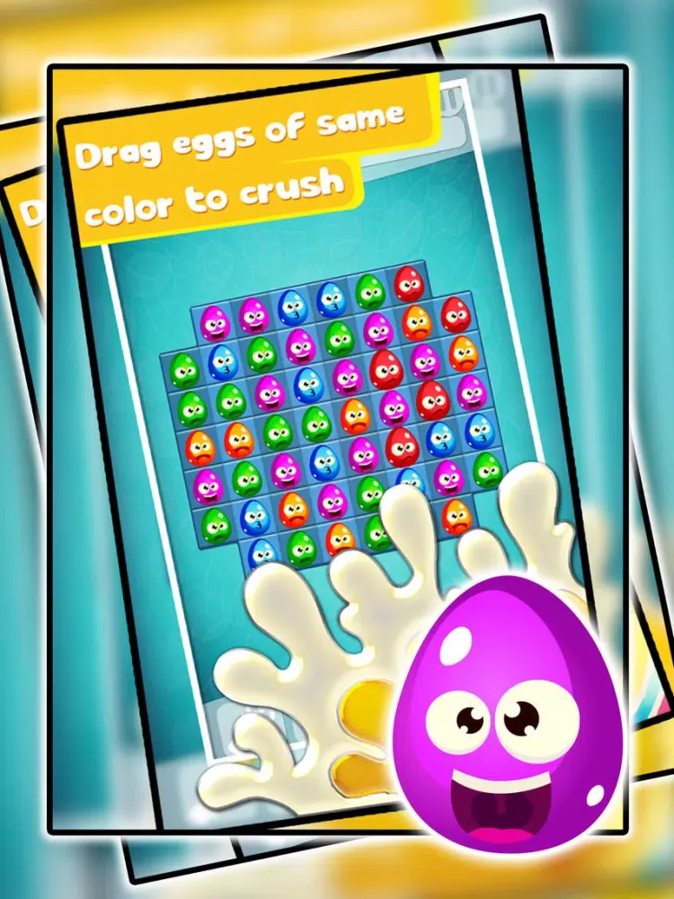 Zrzuty ekranu Egg Crusher pro - A Switch Mania to Replace Eggs With a Ridiculous Exciting Pleasure! iPad 