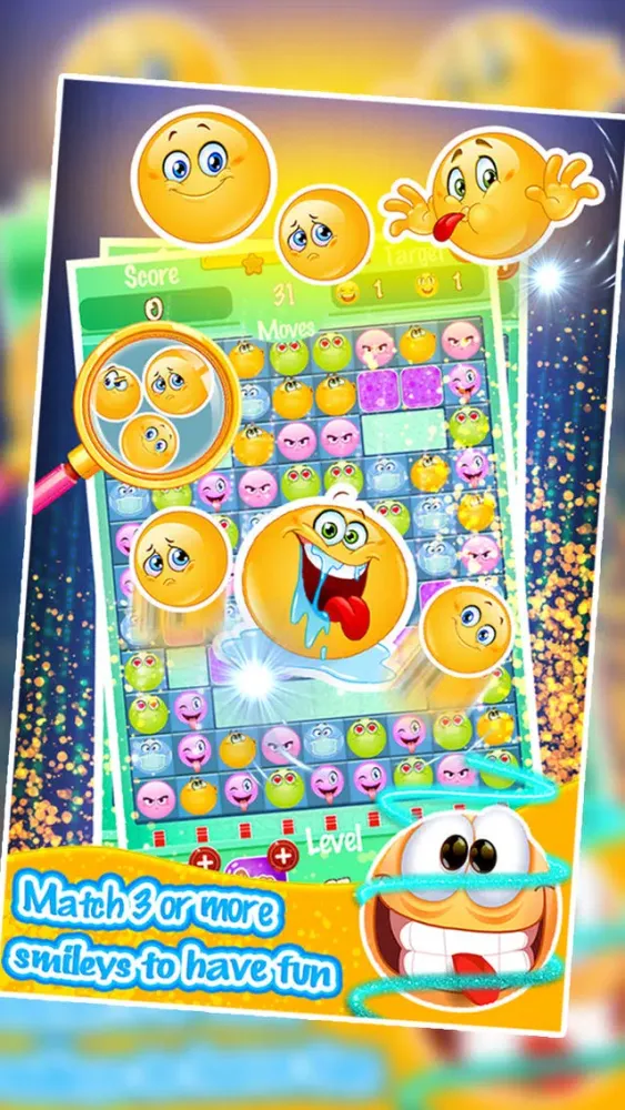 Emoji Crush Match Game - Emoji Crush - A match 3 puzzle game for Christmas holiday season! Screenshots