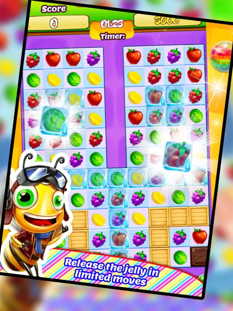 Zrzuty ekranu Garden Fruit Crush - Farm Garden Crush Fruit Classic - Fruit Crush Smash iPad 