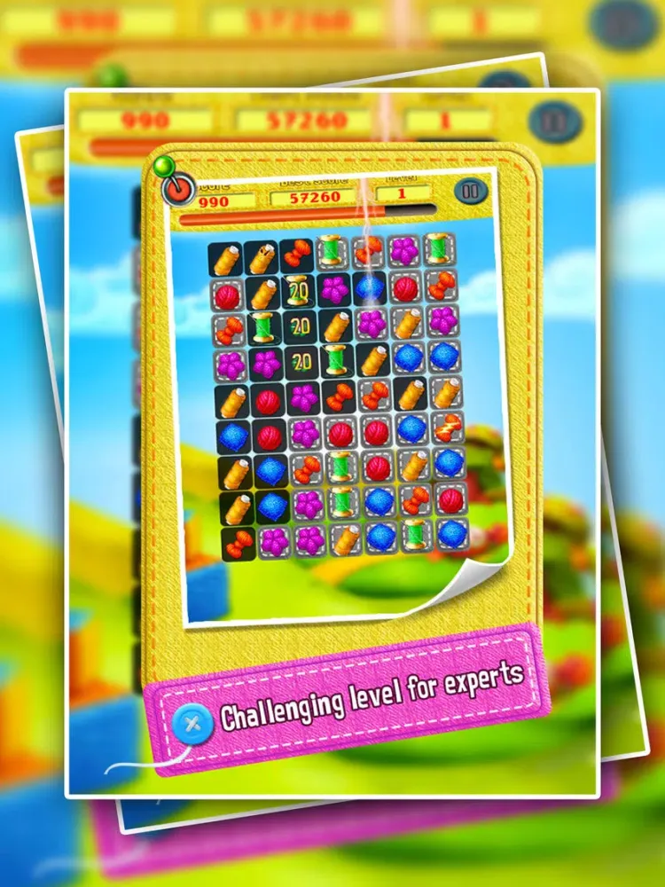 Zrzuty ekranu Magic Yarn Swap - Yarn and Scissors iPad 