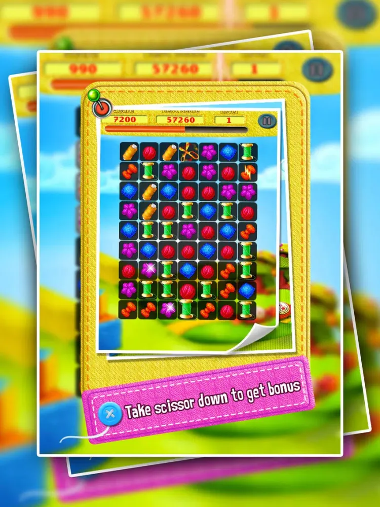 Zrzuty ekranu Magic Yarn Swap - Yarn and Scissors iPad 
