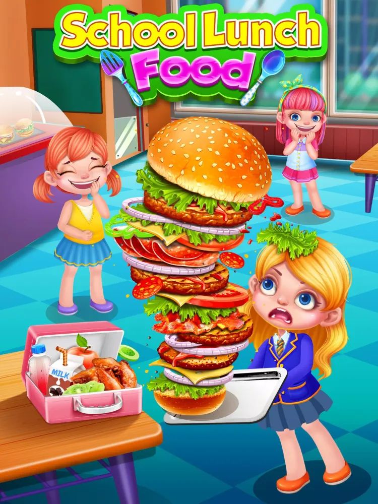 School Lunch Food Maker!應用截圖