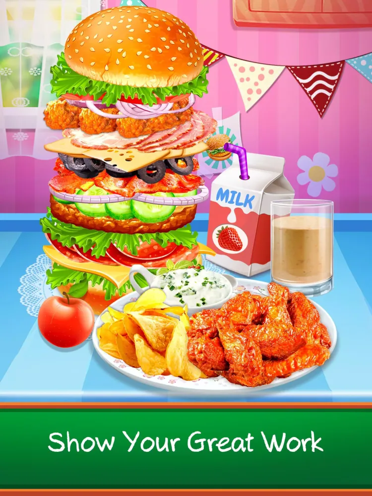 School Lunch Food Maker!應用截圖