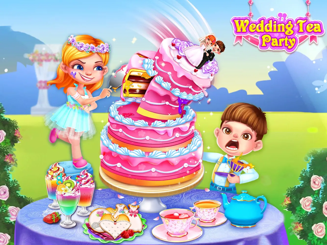 Wedding Tea Party Cooking Game Screenshots