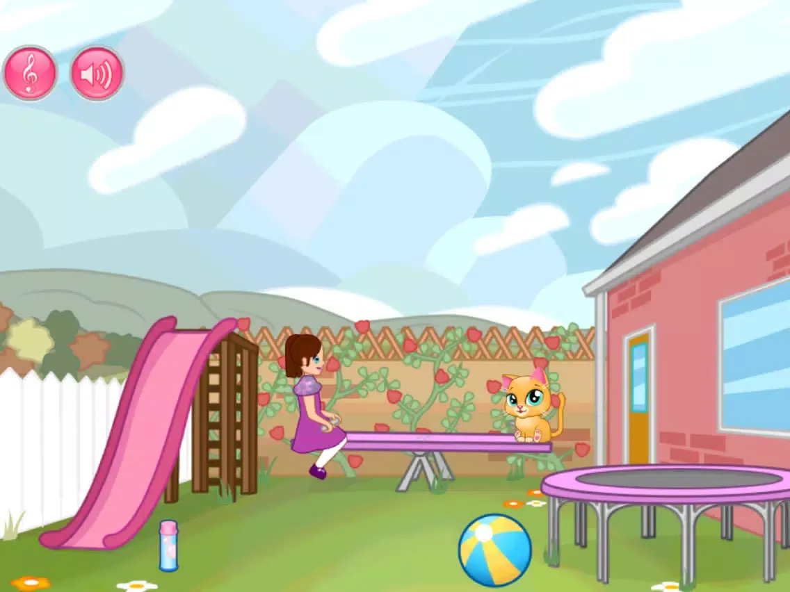 Crazy Cute Cat Happy Day Out iPad  Screenshots