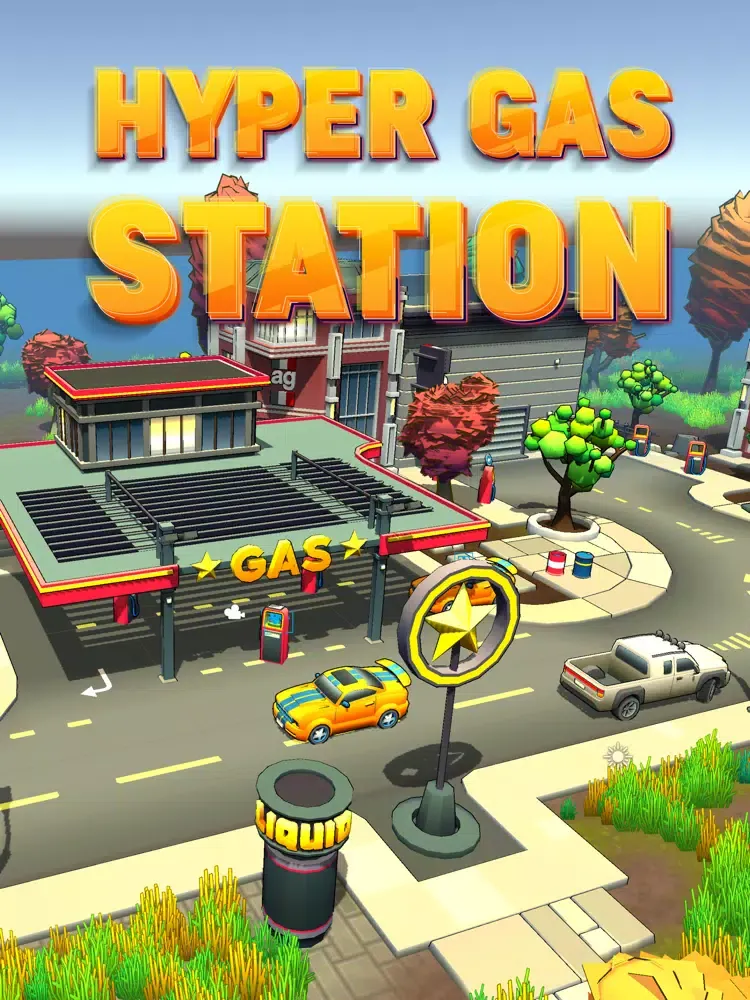 Ảnh chụp màn hình của Hyper Gas Station iPad 