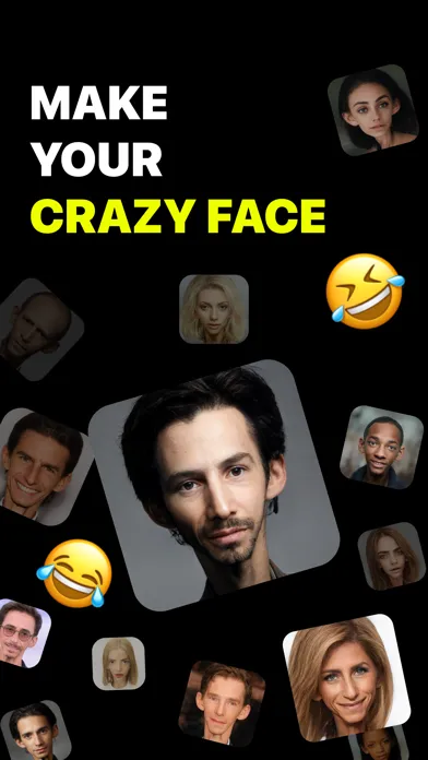 Crazy face: Make funny photos スクリーンショット