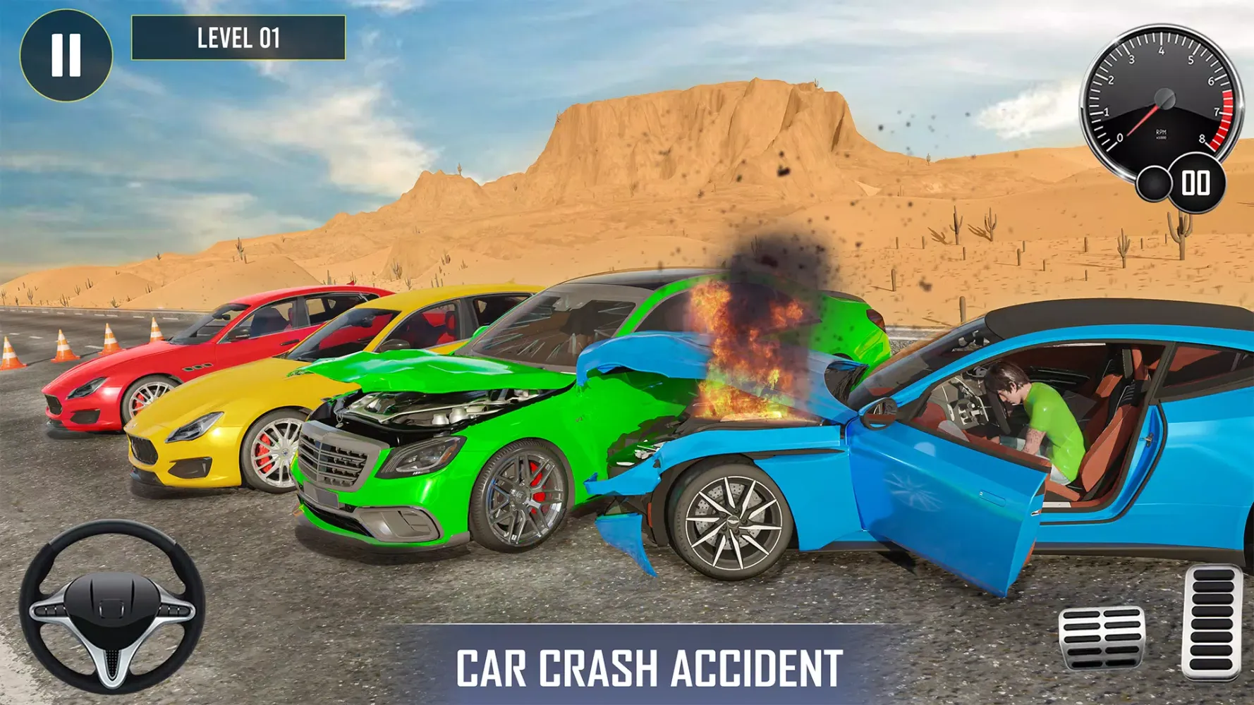 Screenshot di Car Jump Crash - Car Games