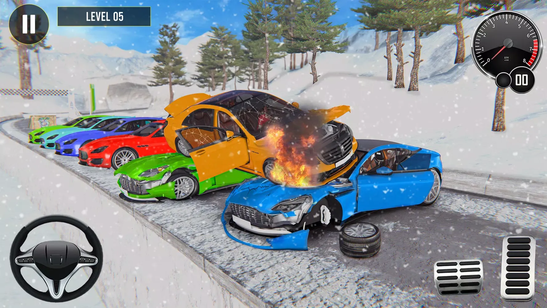 Screenshot di Car Jump Crash - Car Games