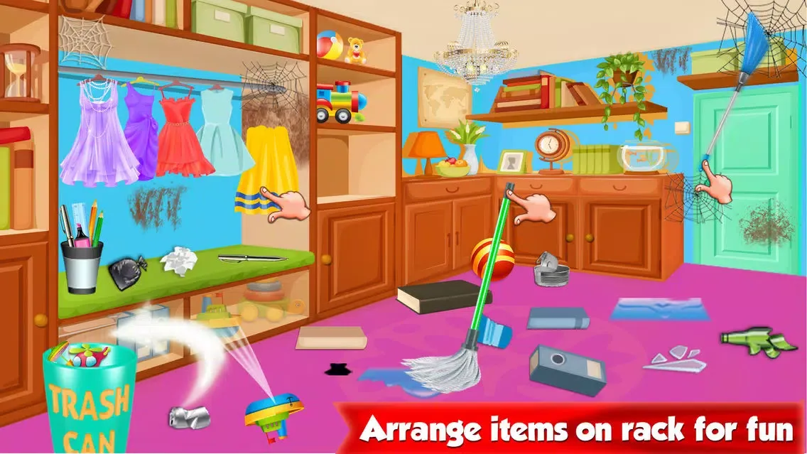 Messy House Closet Cleaning سکرین شاٹس