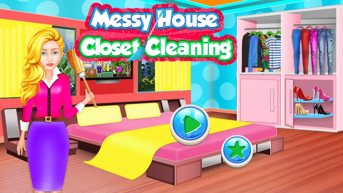 Messy House Closet Cleaning سکرین شاٹس