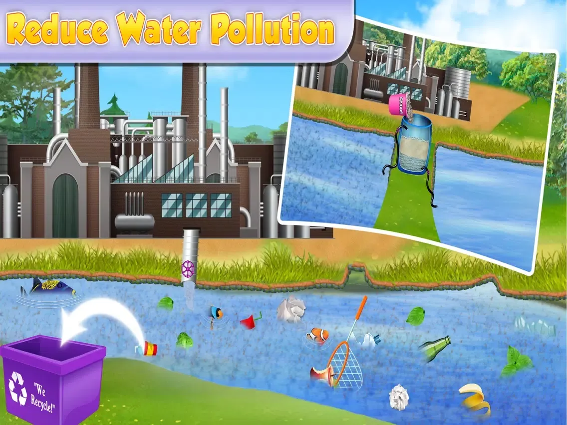 Waste Management City Cleanup iPad  Screenshots