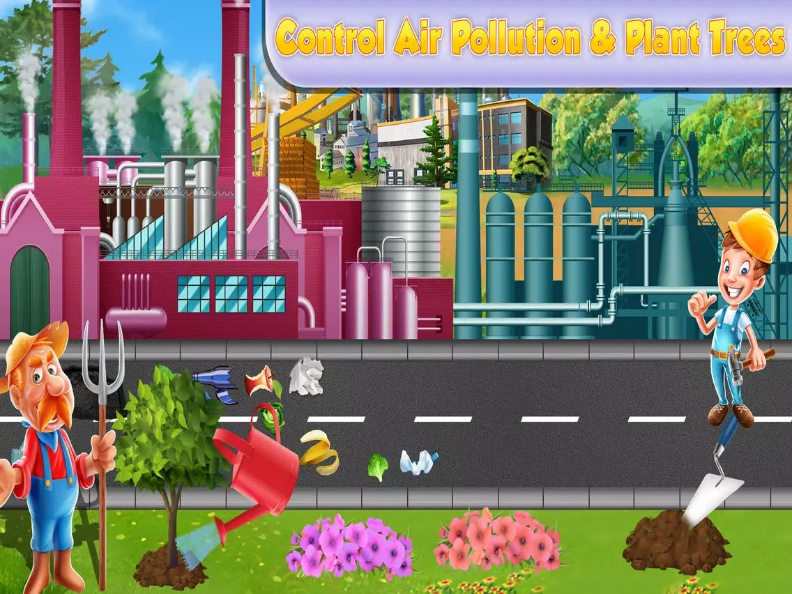 Waste Management City Cleanup iPad  Screenshots