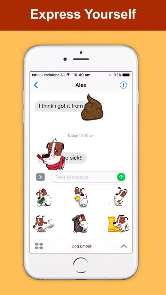 Dog Emojis - Terrier Emoji Stickers應用截圖
