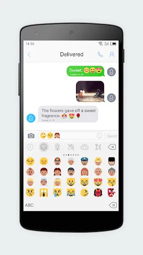 Emoji Keyboard 7 - Cute Sticke 스크린샷