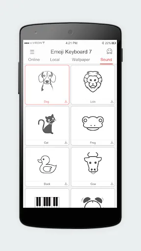 Emoji Keyboard 7 - Cute Sticke 스크린샷