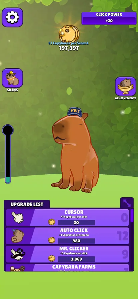 Capybara Clicker 2 Screenshots