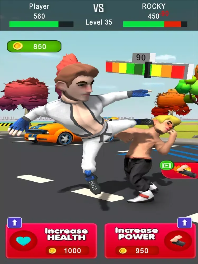 ภาพหน้าจอของ Tap Kick City Fighter iPad 