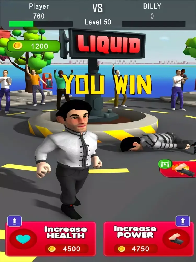 ภาพหน้าจอของ Tap Kick City Fighter iPad 