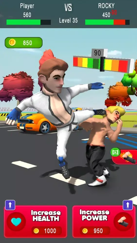 ภาพหน้าจอของ Tap Kick City Fighter