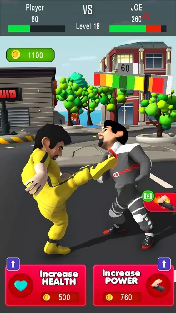 ภาพหน้าจอของ Tap Kick City Fighter