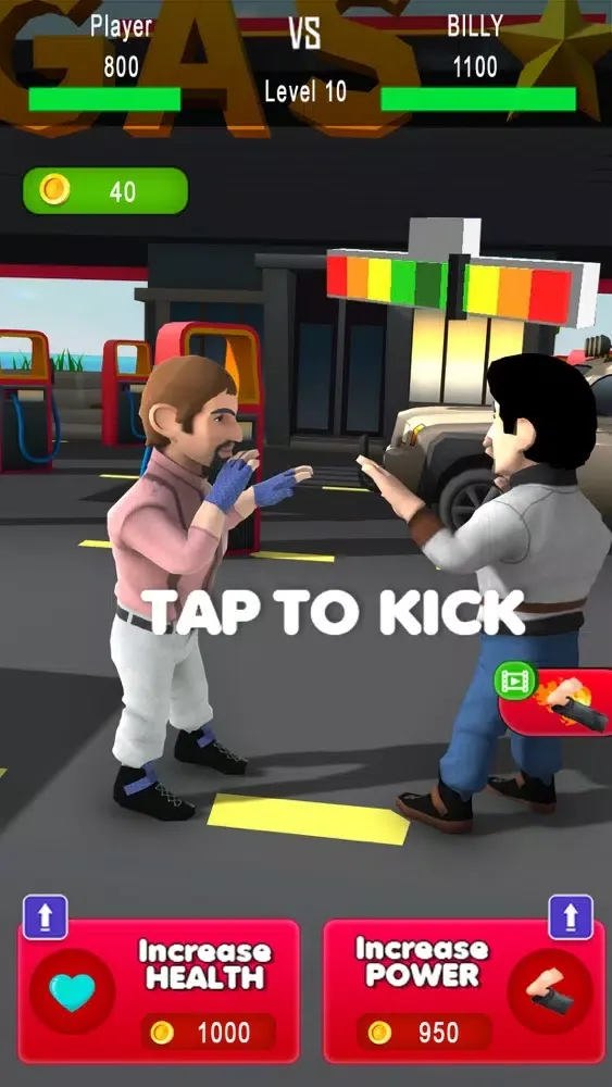 ภาพหน้าจอของ Tap Kick City Fighter