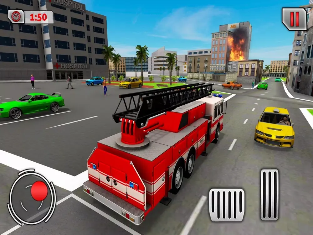 Fire Engine Robot Transform iPad  스크린샷