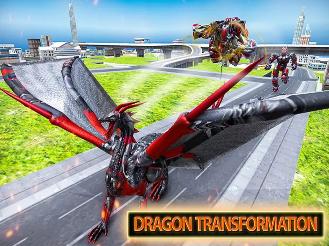 Flying Dragon Robot Warrior iPad  Ekran Görüntüleri