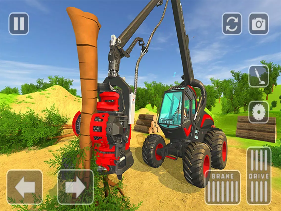 Capturas de tela do Lumberjack Truck Driver 3D iPad 