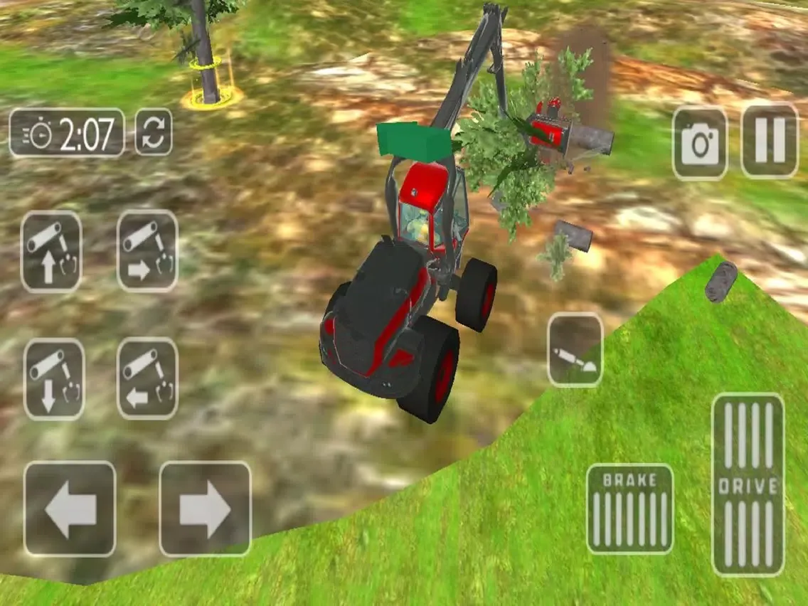 Capturas de tela do Lumberjack Truck Driver 3D iPad 