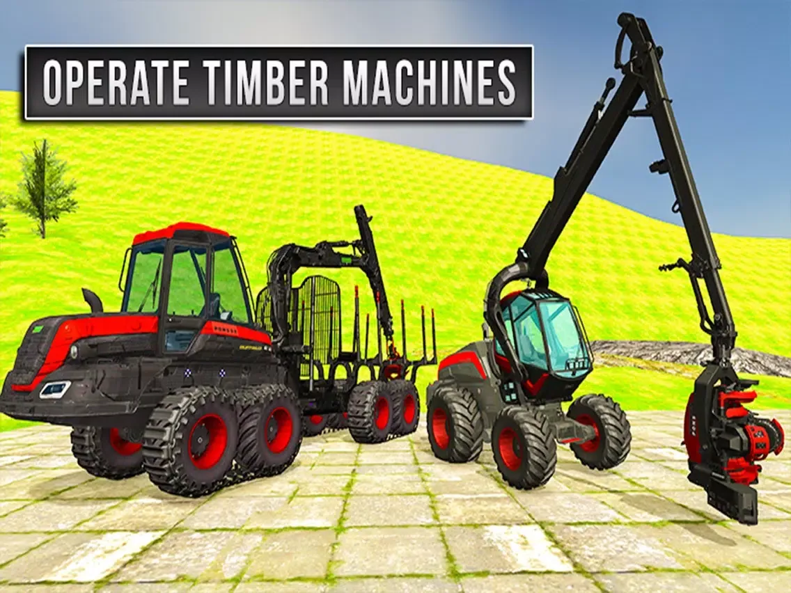 Capturas de tela do Lumberjack Truck Driver 3D iPad 