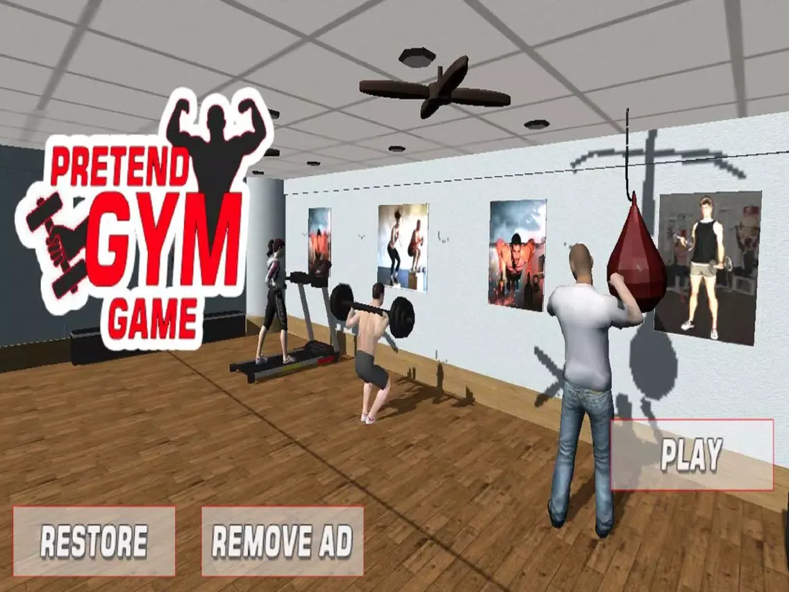 Pretend Gym Weight Loss Game iPad  Ekran Görüntüleri