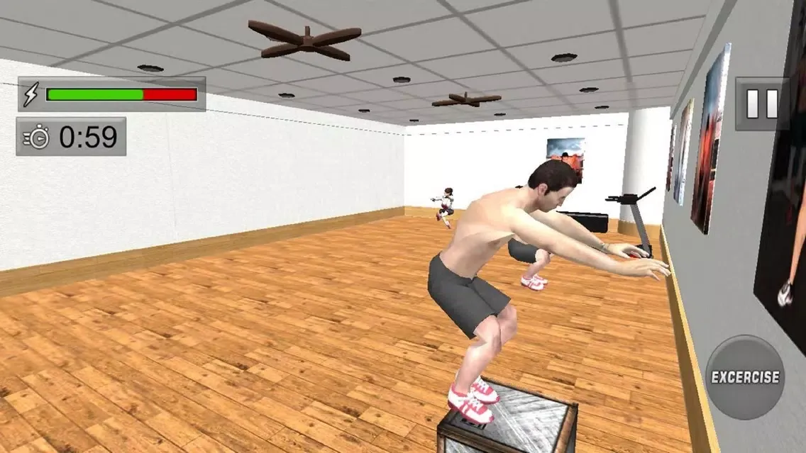 Pretend Gym Weight Loss Game Ekran Görüntüleri