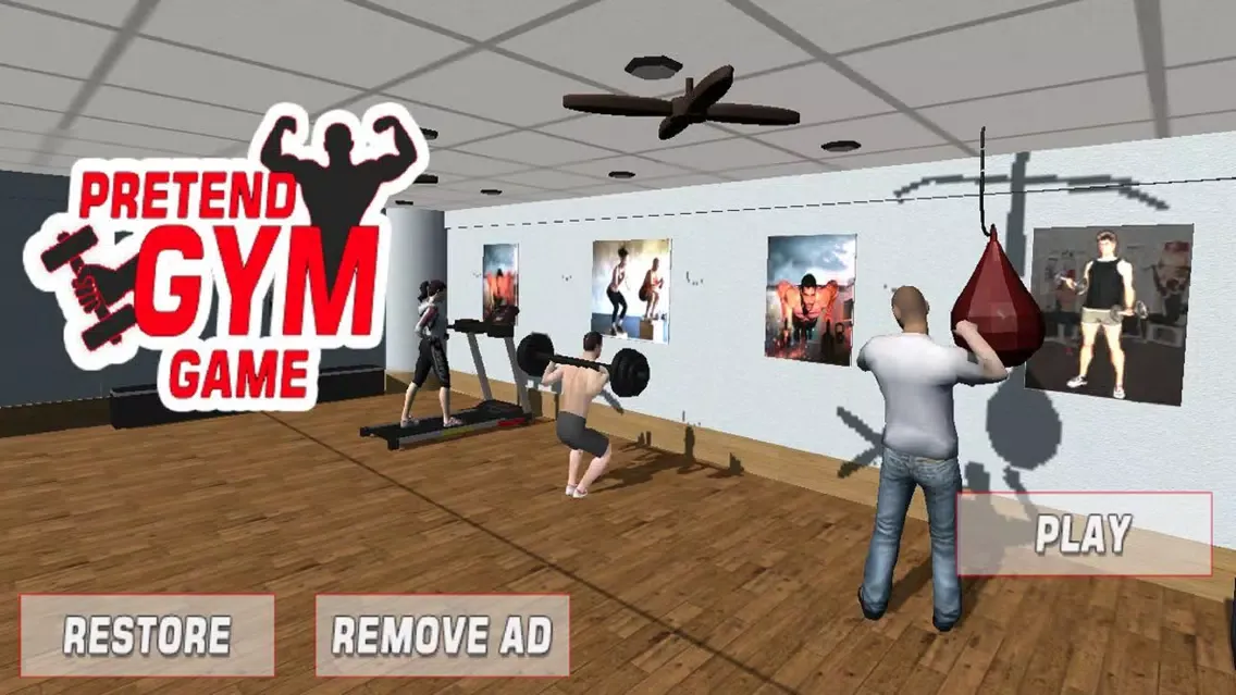 Pretend Gym Weight Loss Game Ekran Görüntüleri