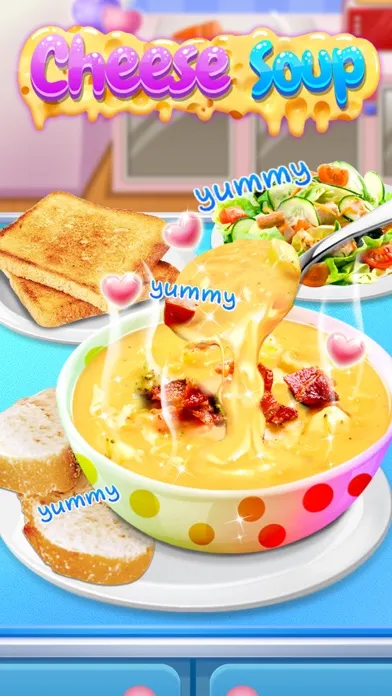 Tangkapan skrin Cheese Soup - Yummy Food Fun