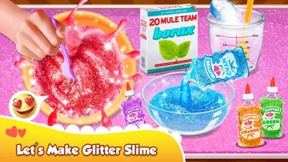 Tangkapan skrin Glitter Slime Maker