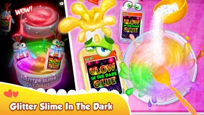 Tangkapan skrin Glitter Slime Maker