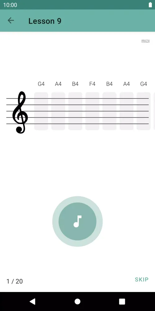 Zrzuty ekranu Clefs