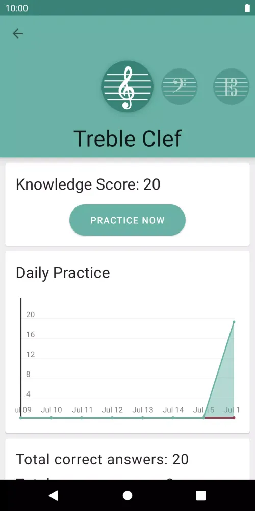 Zrzuty ekranu Clefs