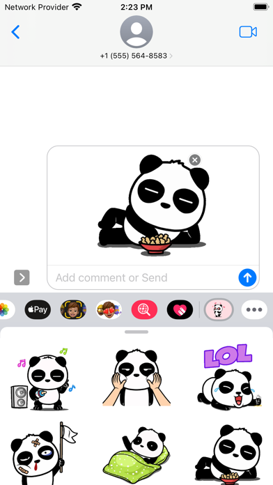 Crazy Panda Sticker- WASticker應用截圖