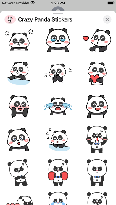 Crazy Panda Sticker- WASticker應用截圖