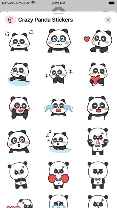Crazy Panda Sticker- WASticker स्क्रीनशॉट