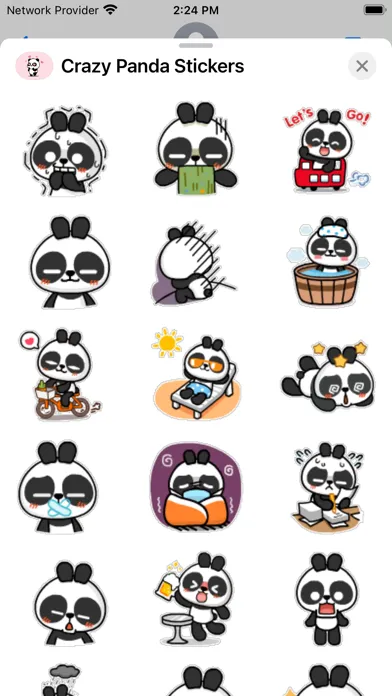 Crazy Panda Sticker- WASticker स्क्रीनशॉट
