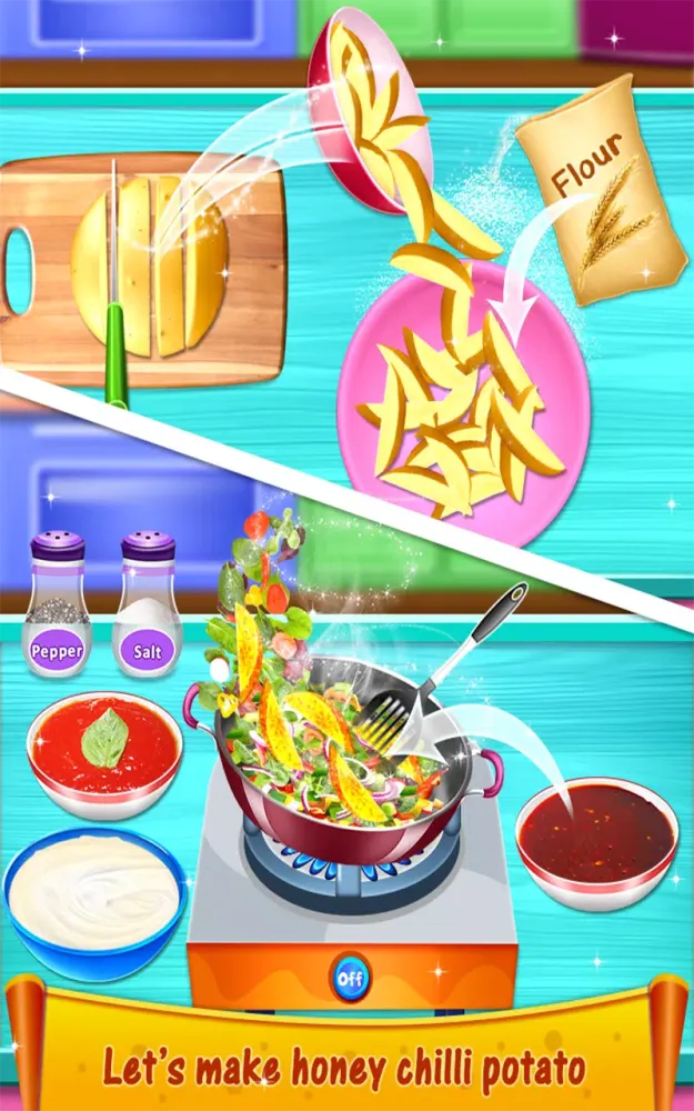 Tangkapan layar Crispy Fry Potato