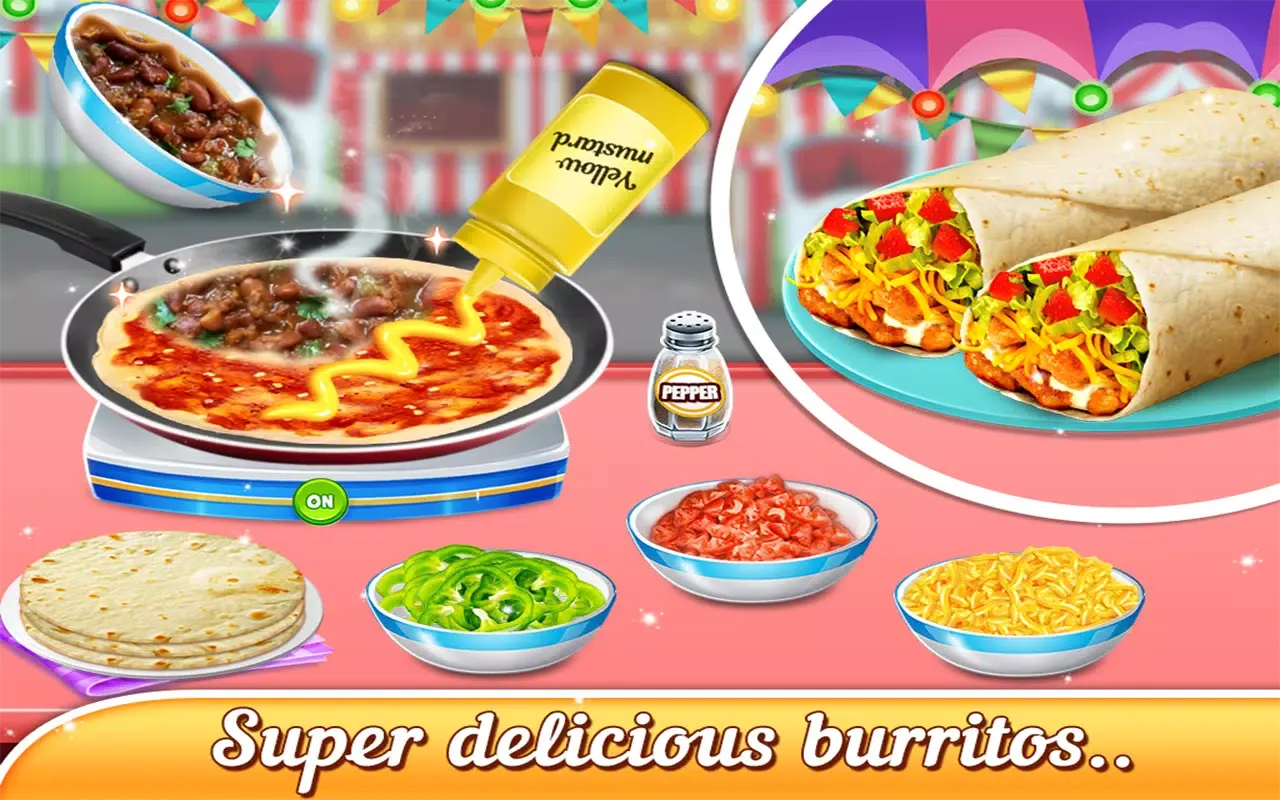 Capturas de tela do Mexican Street Food Truck