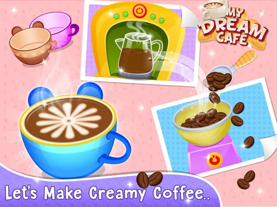 My Dream Cafe - Cooking Fun iPad  스크린샷