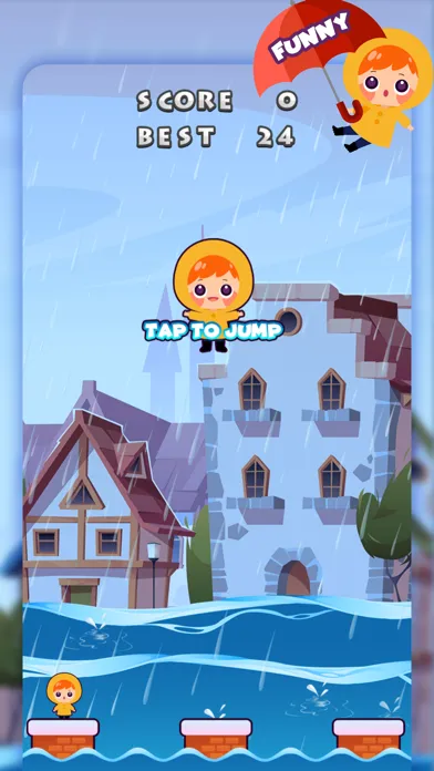 Capturas de tela do Crazy Rainy Town