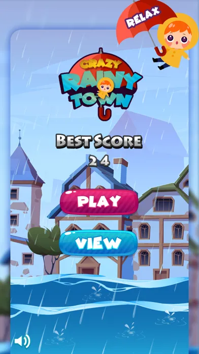 Capturas de tela do Crazy Rainy Town
