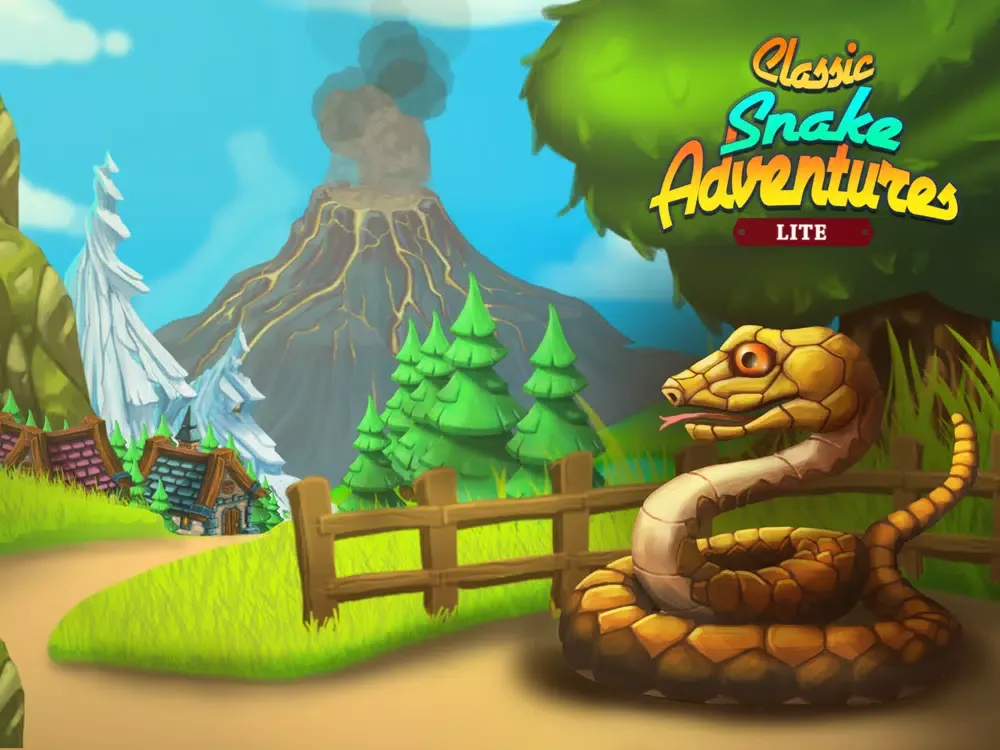 Tangkapan skrin Classic Snake Adventures Lite iPad 