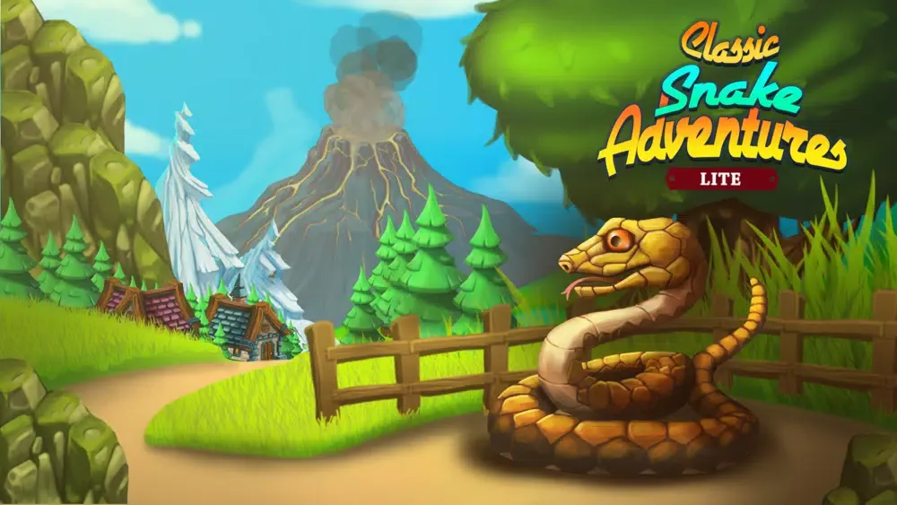 Tangkapan skrin Classic Snake Adventures Lite